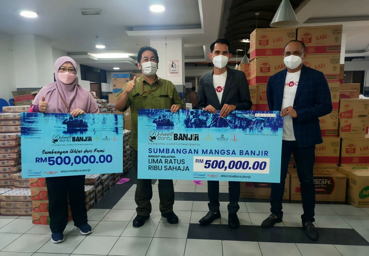 RichWell mendonasikan RM500,000 setelah banjir Shah Alam