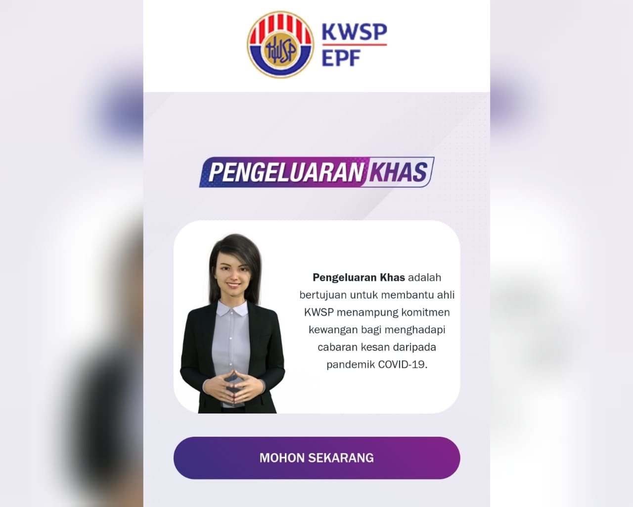 Portal pengeluaran khas kwsp