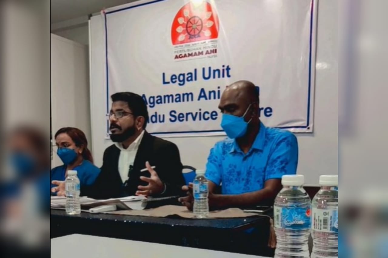 Tangkap layar rakaman sidang akhbar