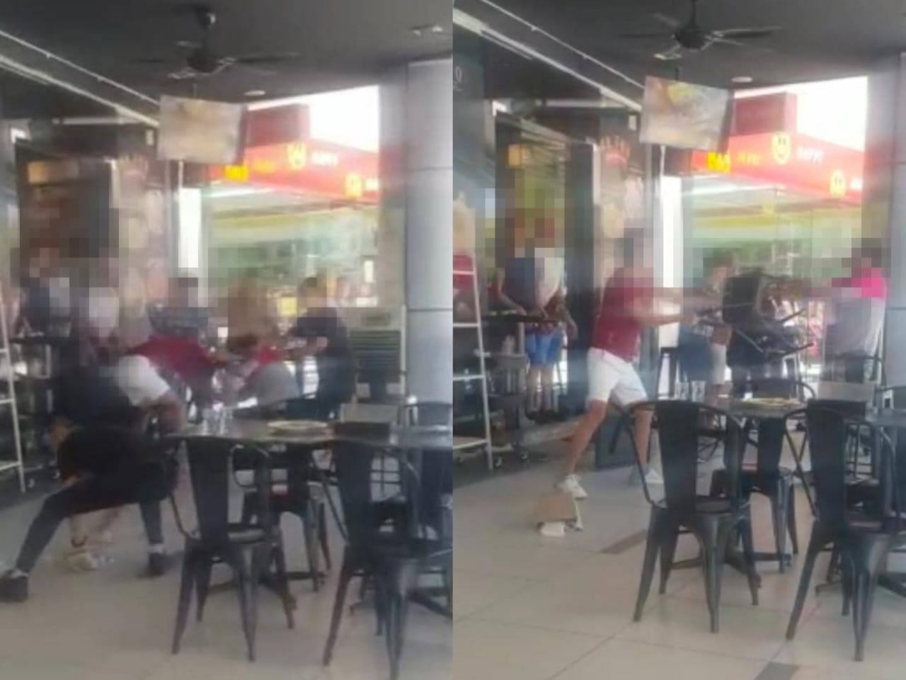 Tiga lelaki ditahan bergaduh depan restoran di Bayan Lepas