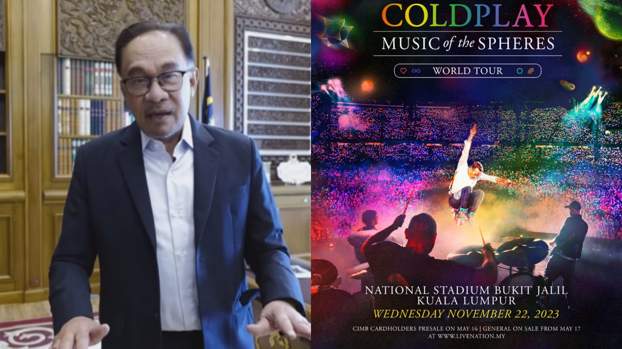 [VIDEO] Coldplay, selamat datang ke Malaysia – Anwar
