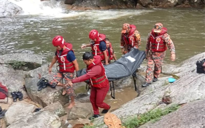 Remaja lemas di Air Terjun Lata Medang