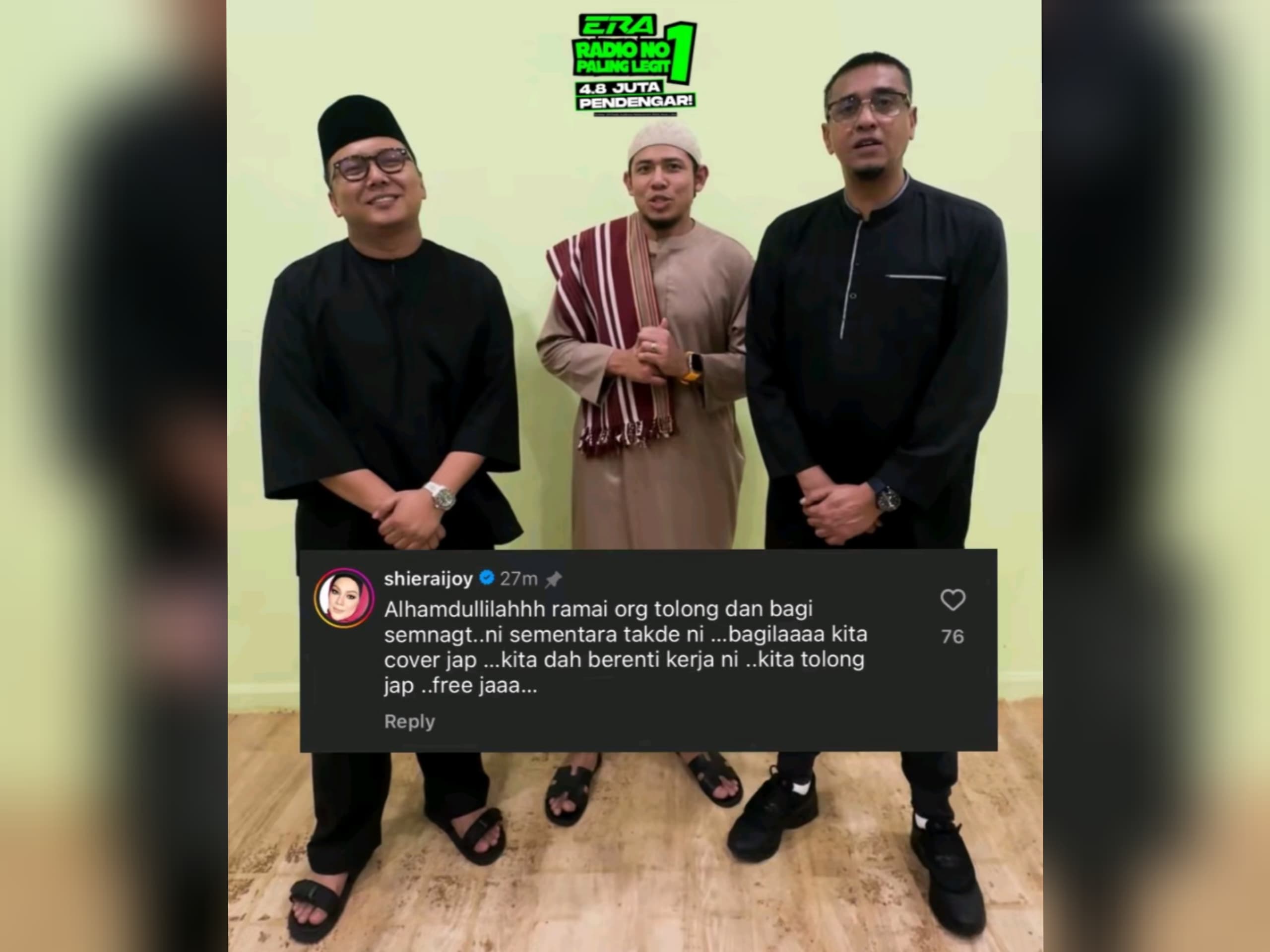 Sharifah Shahirah tawar diri kendali 3 Pagi Era?