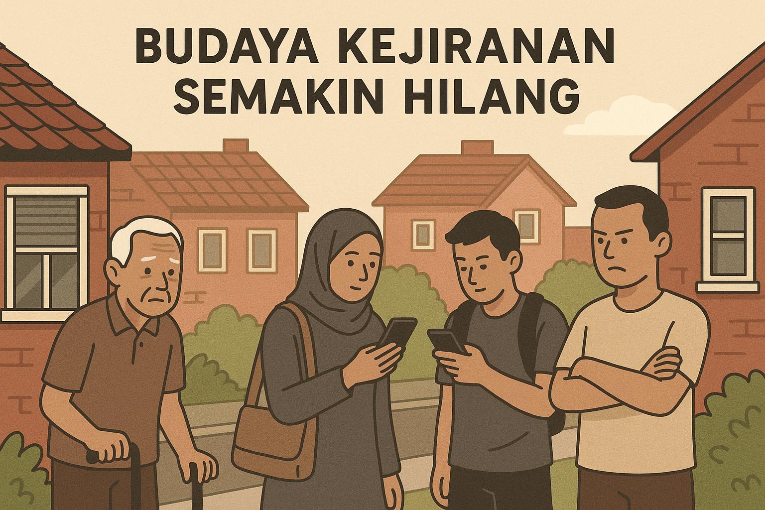 Tiada semangat kejiranan punca ramai mereput di rumah