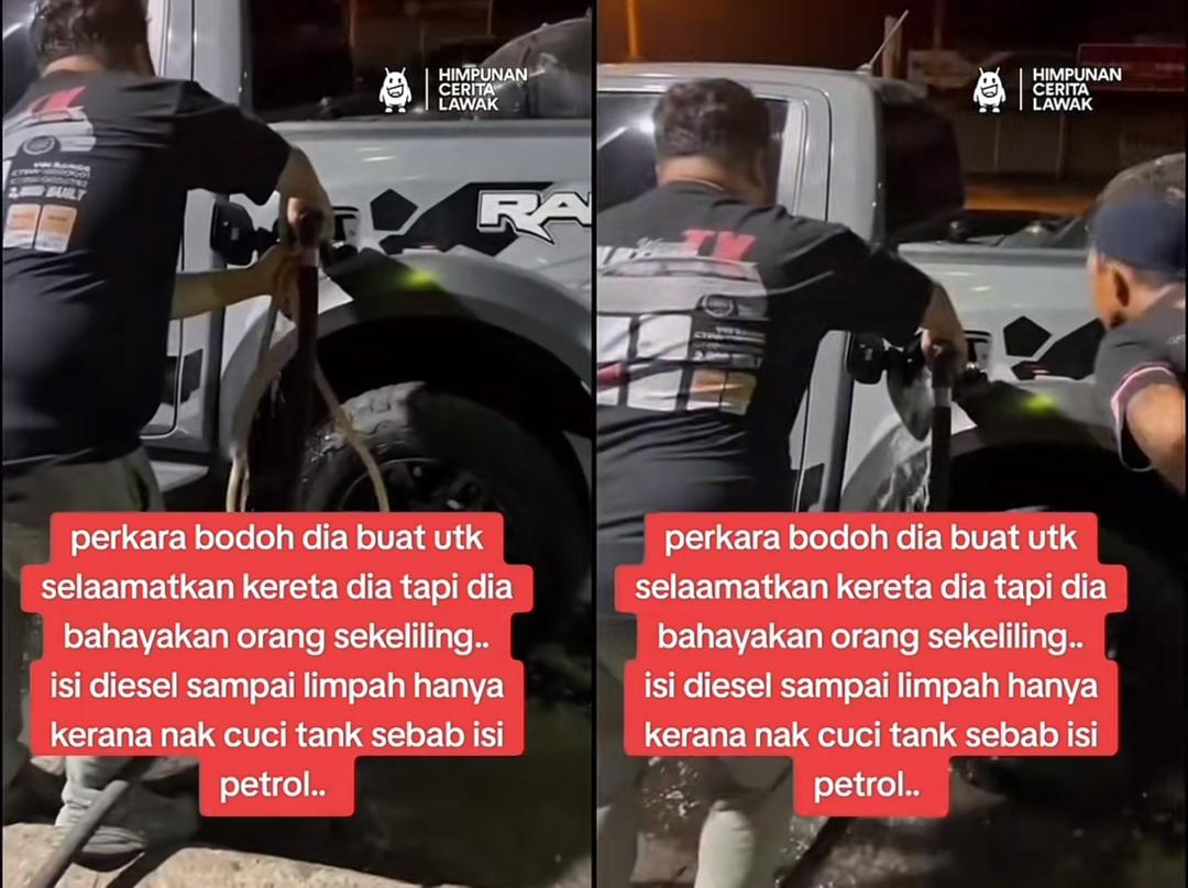 [VIDEO] Nak keluarkan minyak petrol punya pasal