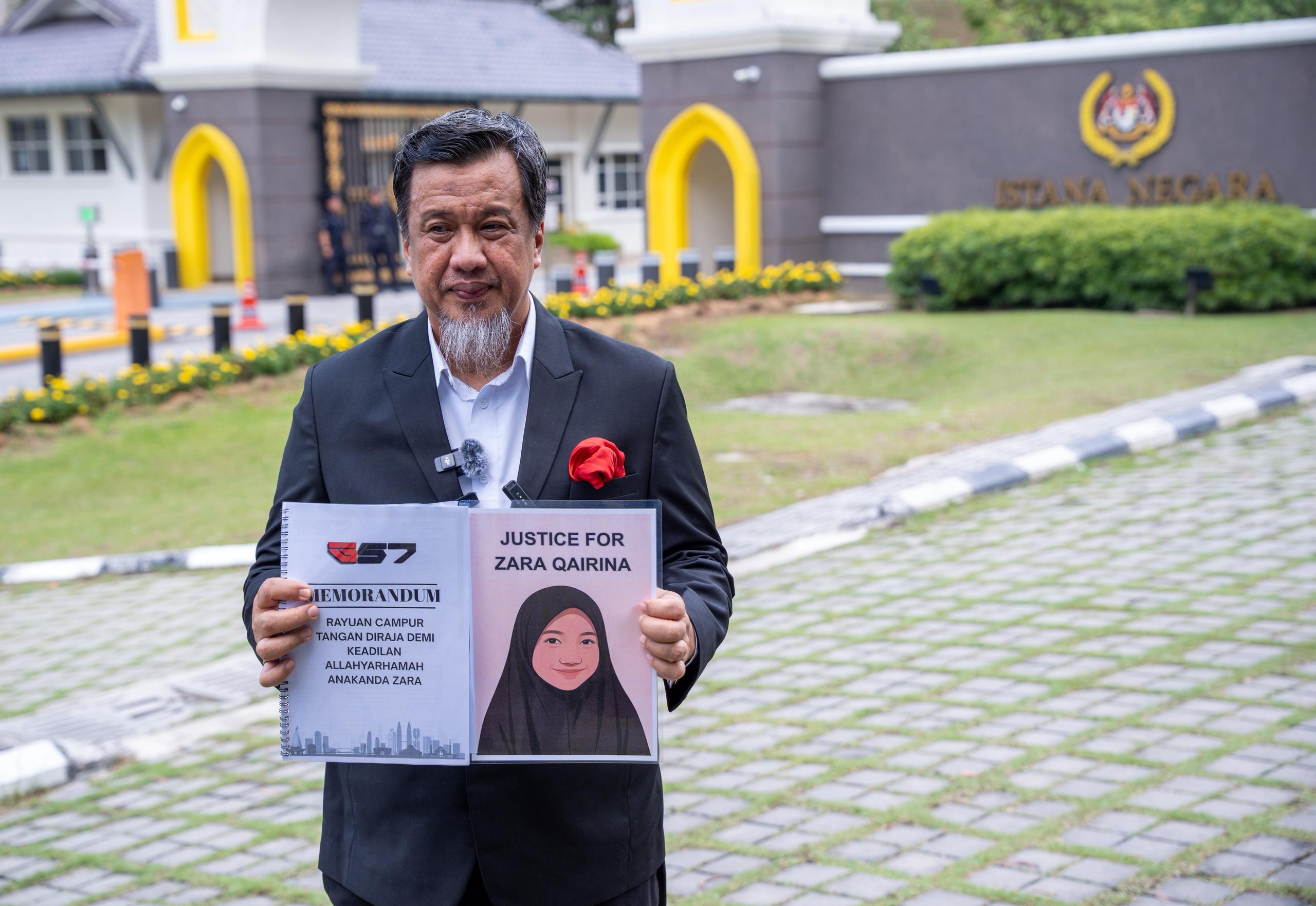 G57 taja ibu Zara Qairina tunai umrah, tawar peguam percuma