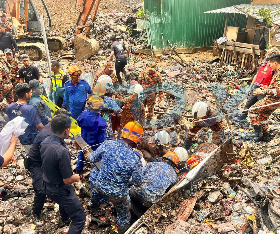 Tanah runtuh Sabah: Lima maut tertimbus, dua masih hilang