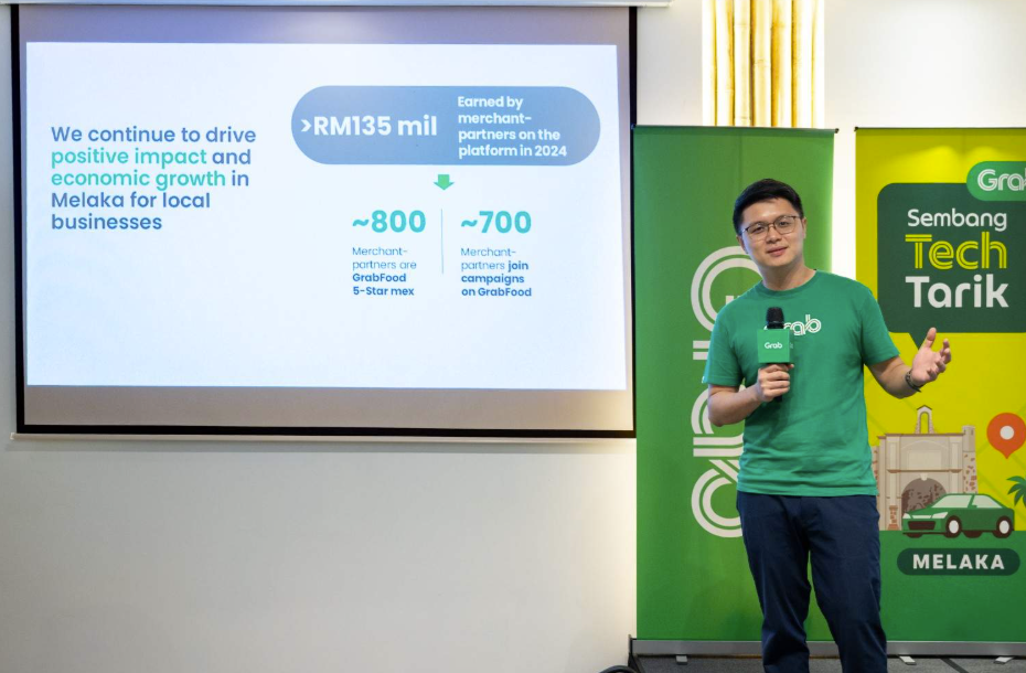 Rakan peniaga Grab di Melaka raih lebih RM135 juta pada 2024