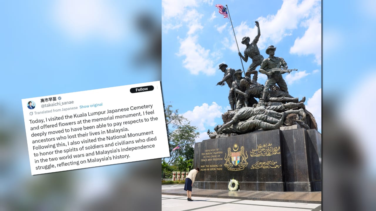 PM Jepun lawat Tugu Negara sebelum pulang