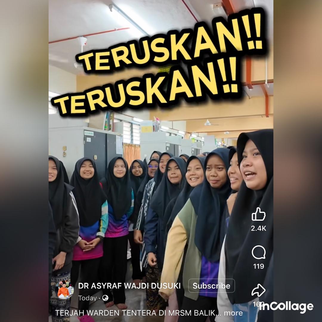 [VIDEO] ‘Warden askar ada, hantu pun takut’