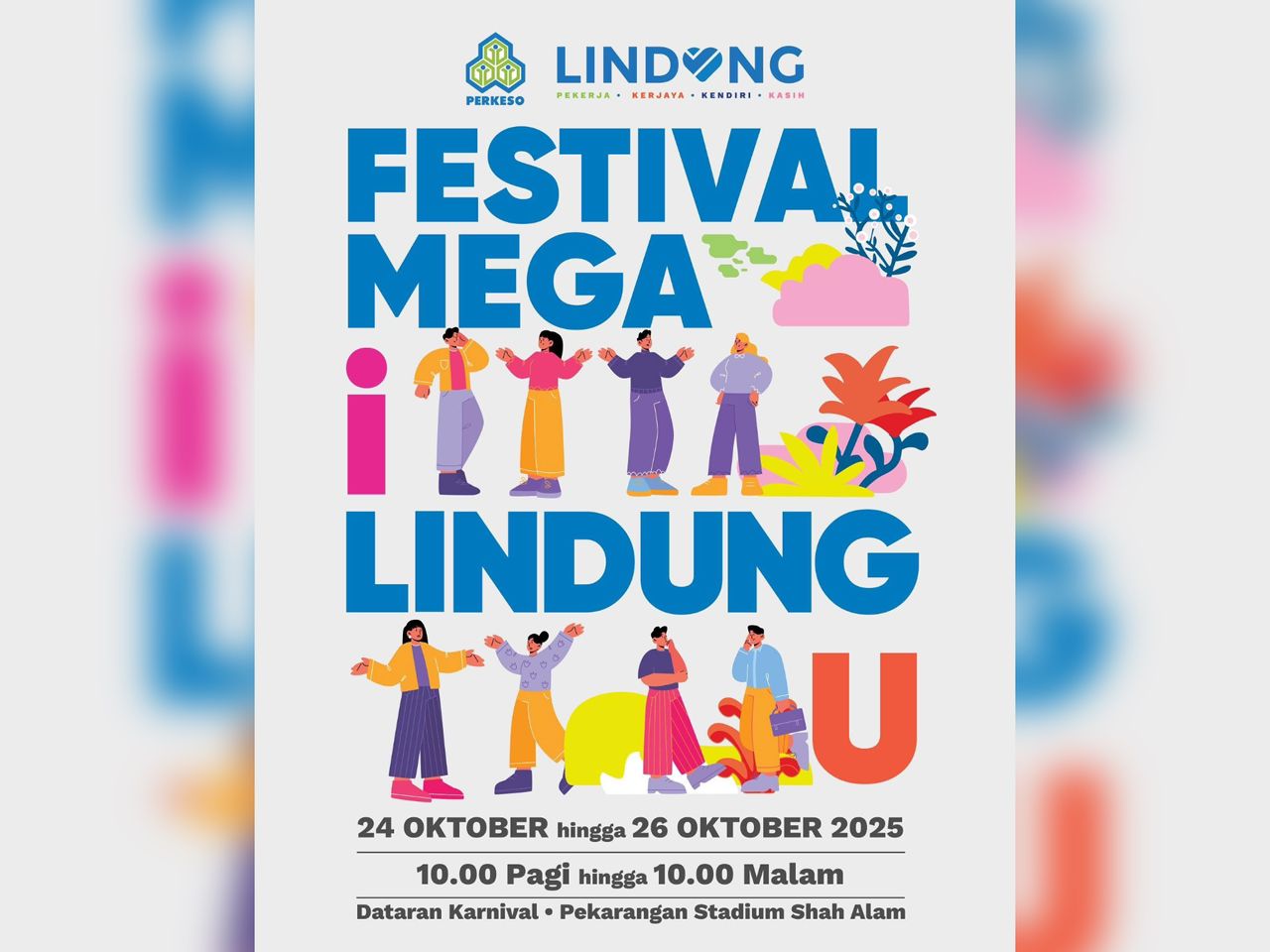 Lebih 70,000 pengunjung dijangka memeriahkan Festival Mega I LINDUNG U 2025