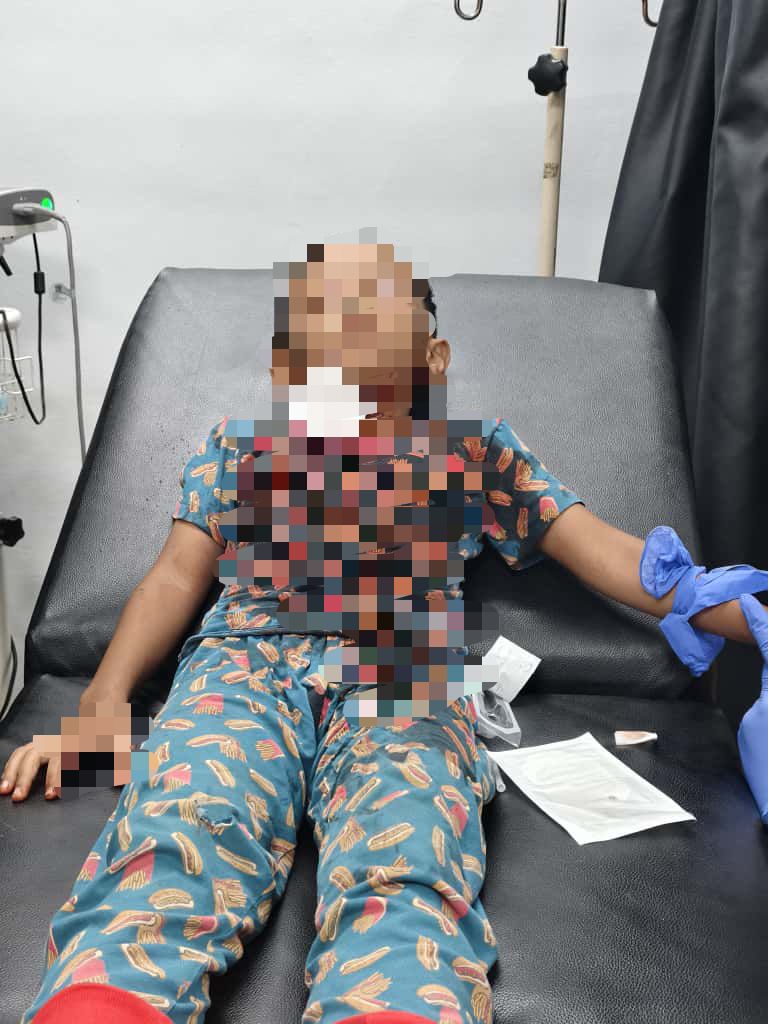 Budak 6 tahun dikelar ketika tidur
