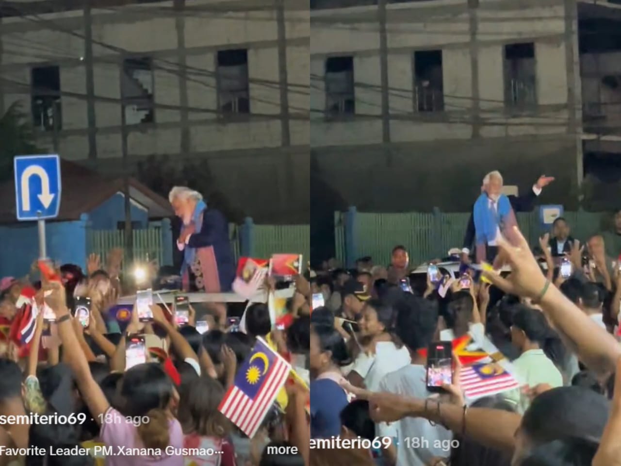 [VIDEO] ‘Malaysia abang kesayangan kami’ – Jalur Gemilang dikibar sambut Gusmao