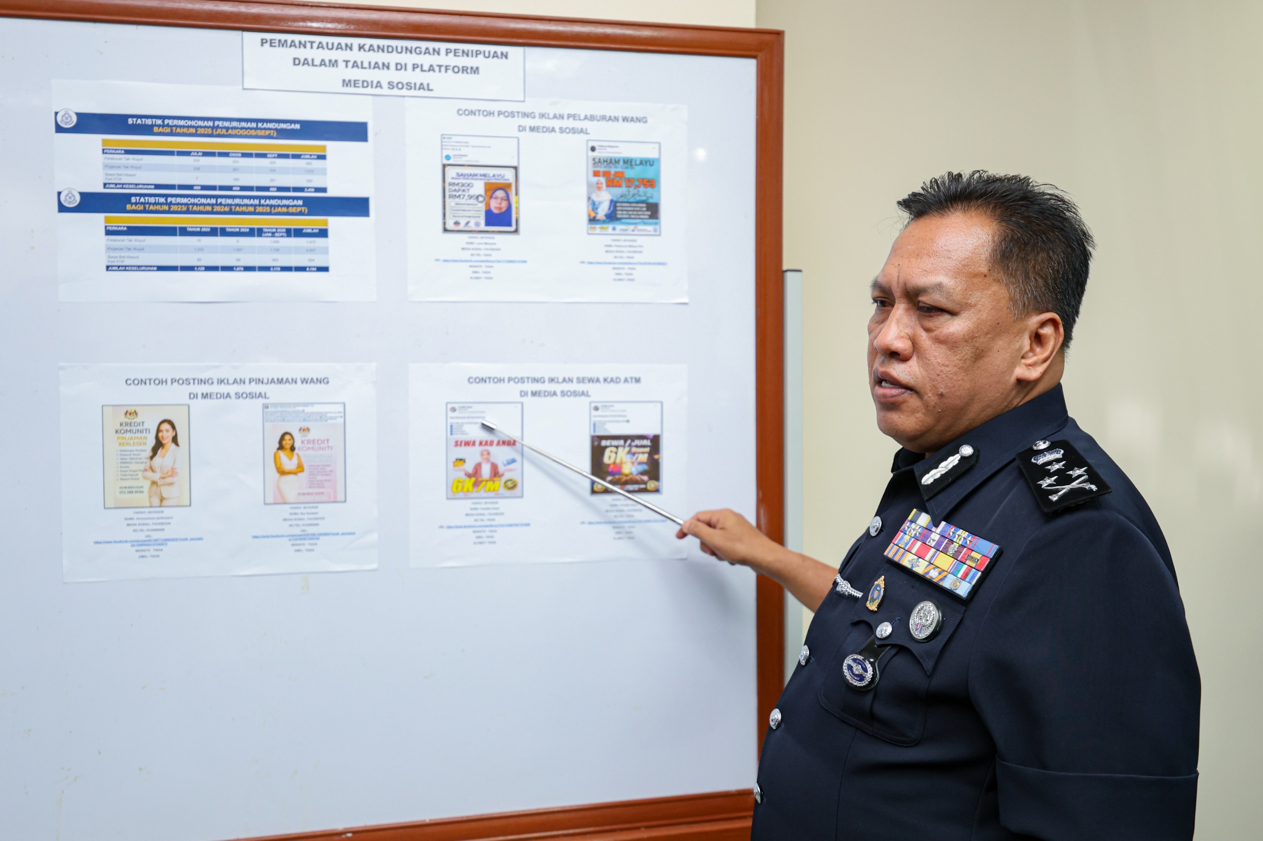 Op Merpati Khas: 820 individu ditahan, kerugian RM11.6 juta