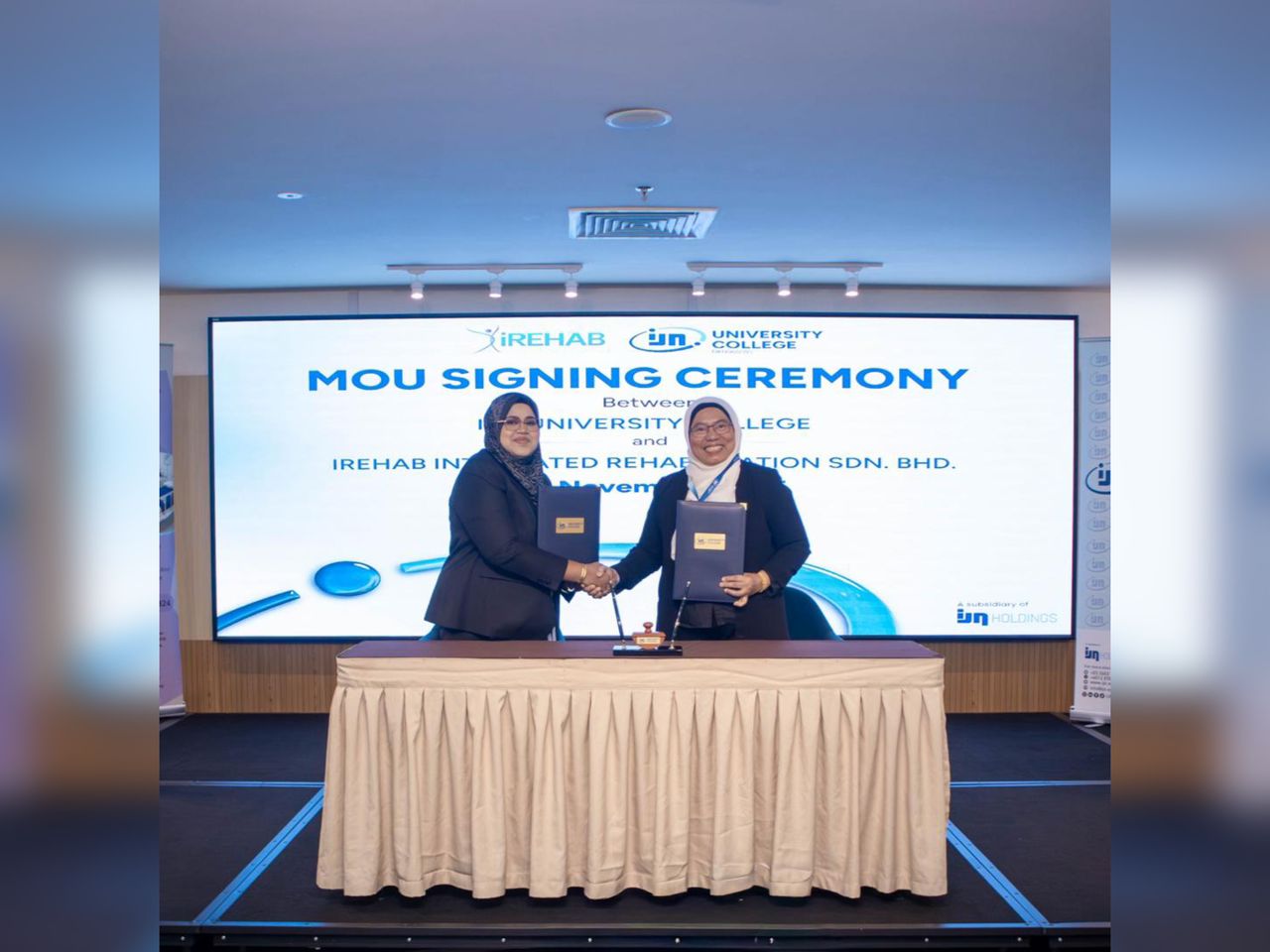 IJNUC, IREHAB meterai MoU perkukuh latihan industri, peluang pekerjaan