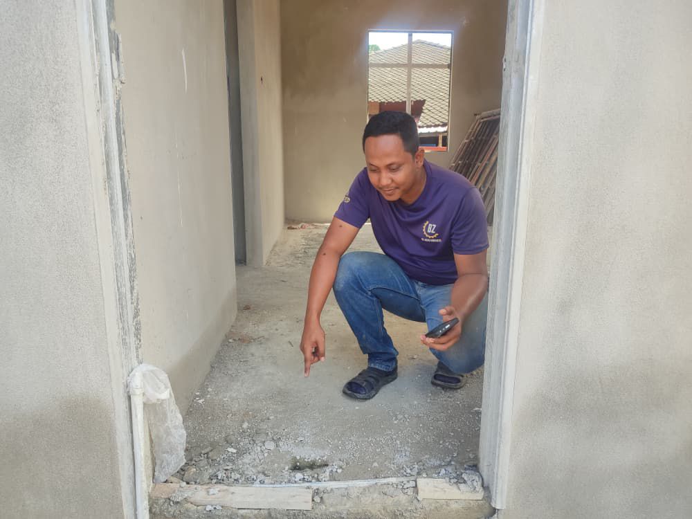 Ingatkan kucing, rupanya bayi ditinggal di banglo dalam pembinaan