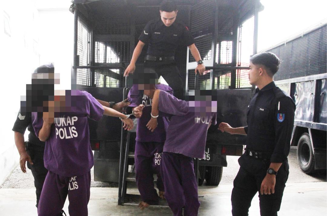 Tiga suspek samun mak cik lepas beli ikan direman