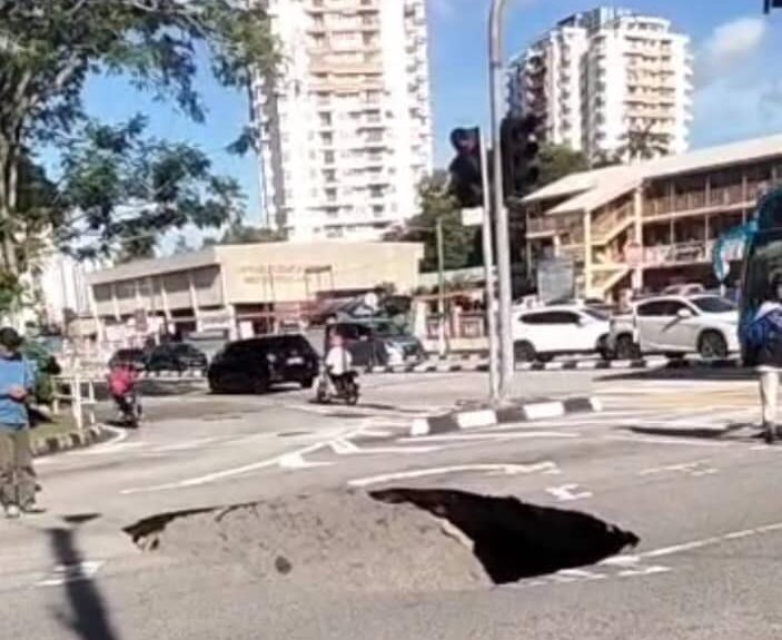 Lubang benam besar dikesan di Sungai Ara