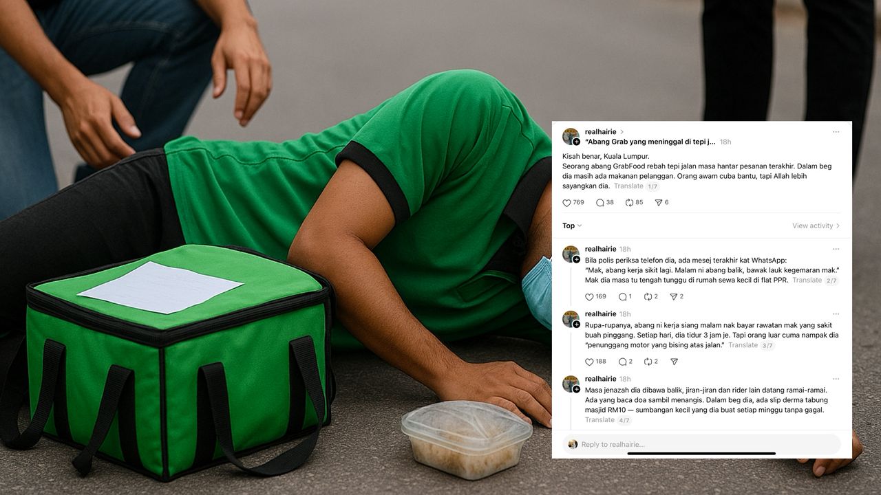 Rider rebah rupanya berbakti pada ibu, derma setiap minggu
