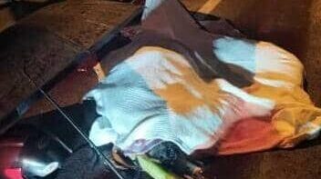 Lelaki maut dengan kaki terputus