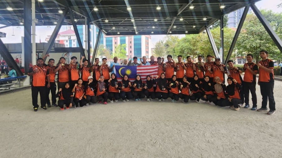 Malaysia tutup kempen Petanque Asia dengan pingat perak