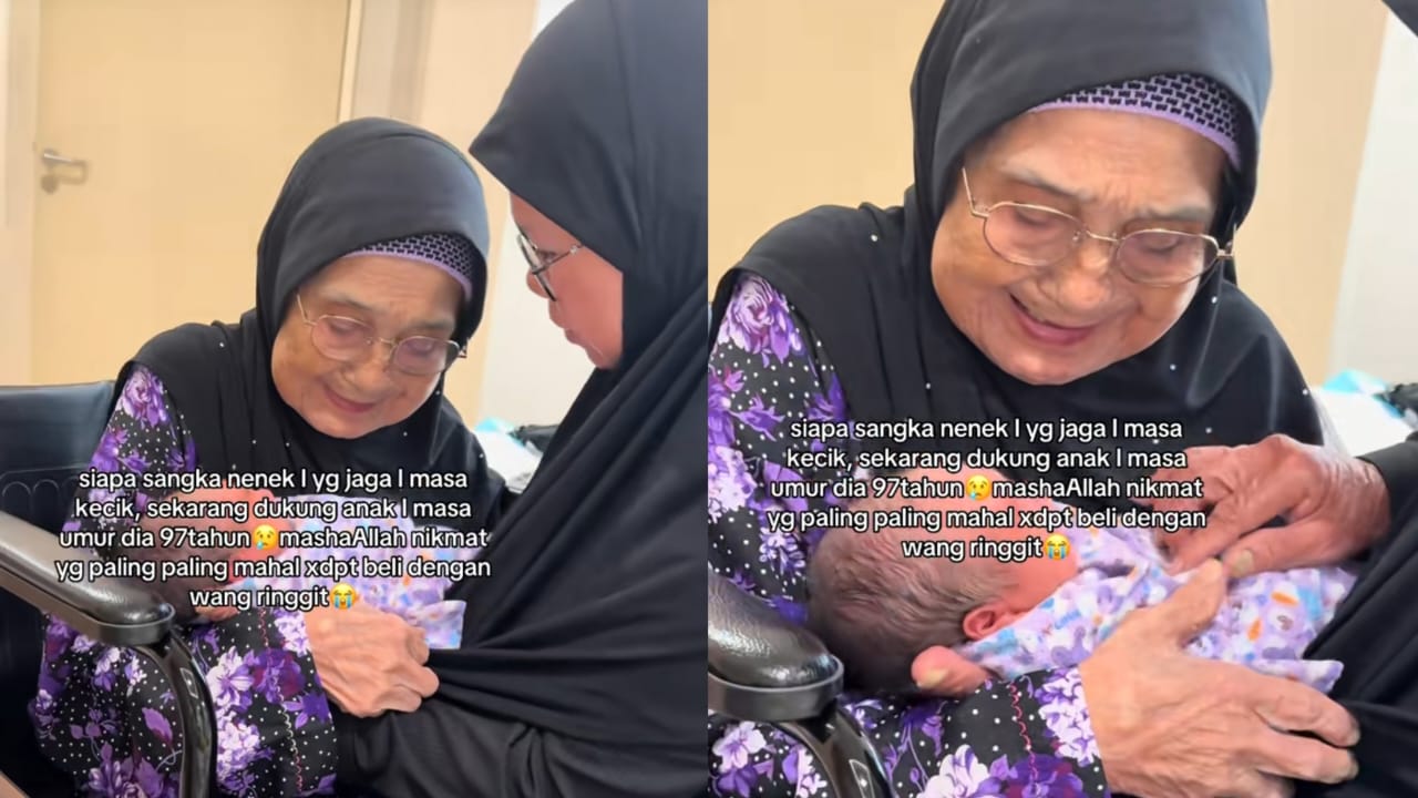 [VIDEO] ‘Dulu nenek dukung saya, sekarang nenek dukung cicit’