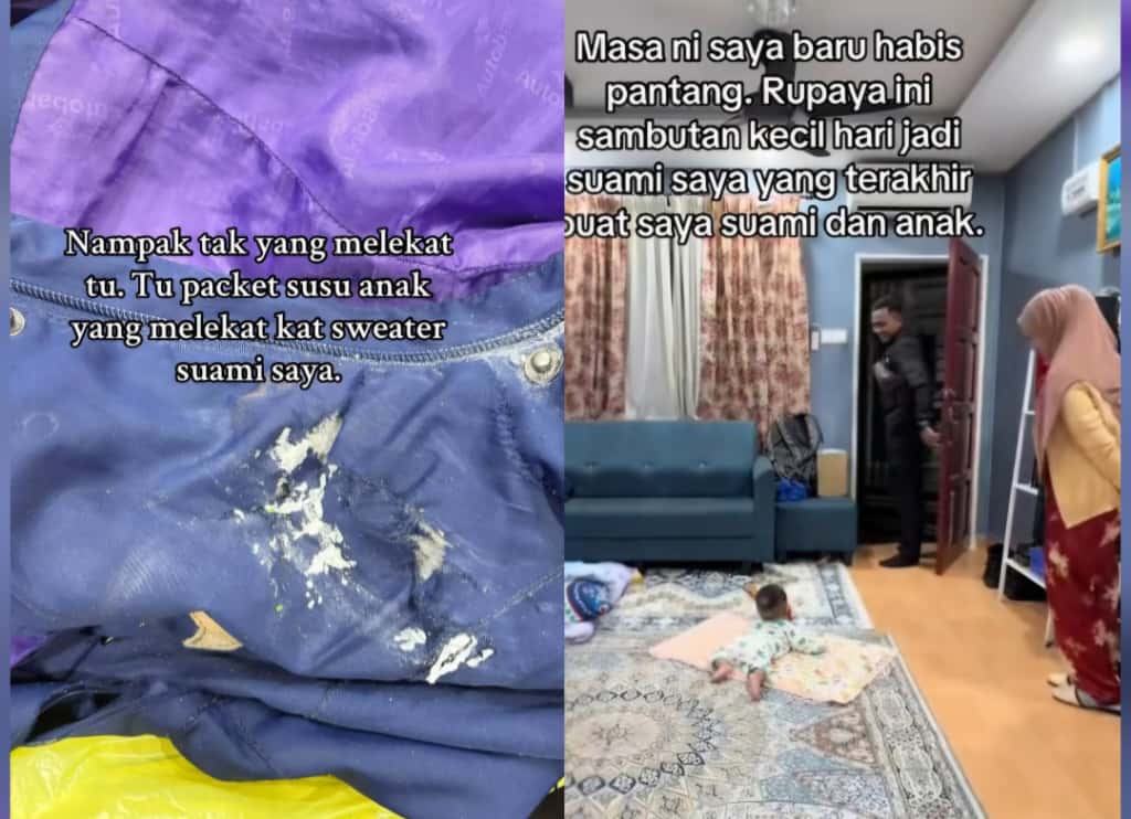 ‘Suami patah balik ambil susu anak, dan pulang sebagai jenazah’