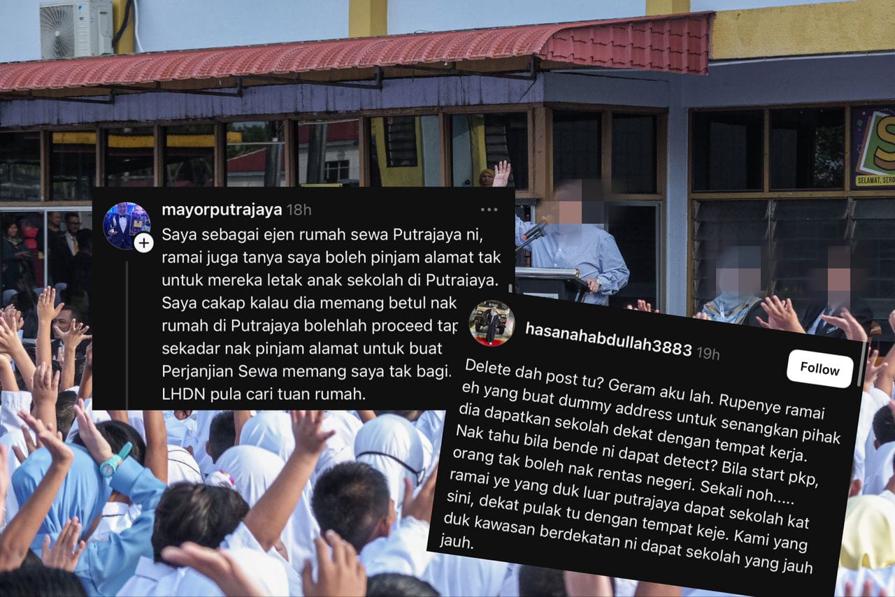 ‘Yang kerja hantar anak sini, kami orang Putrajaya nak hantar mana?’