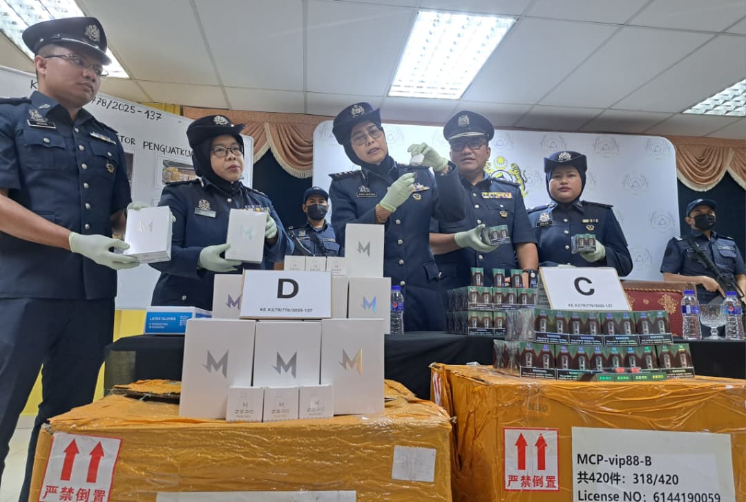 Vape RM16 juta dirampas di gudang Padang Besar