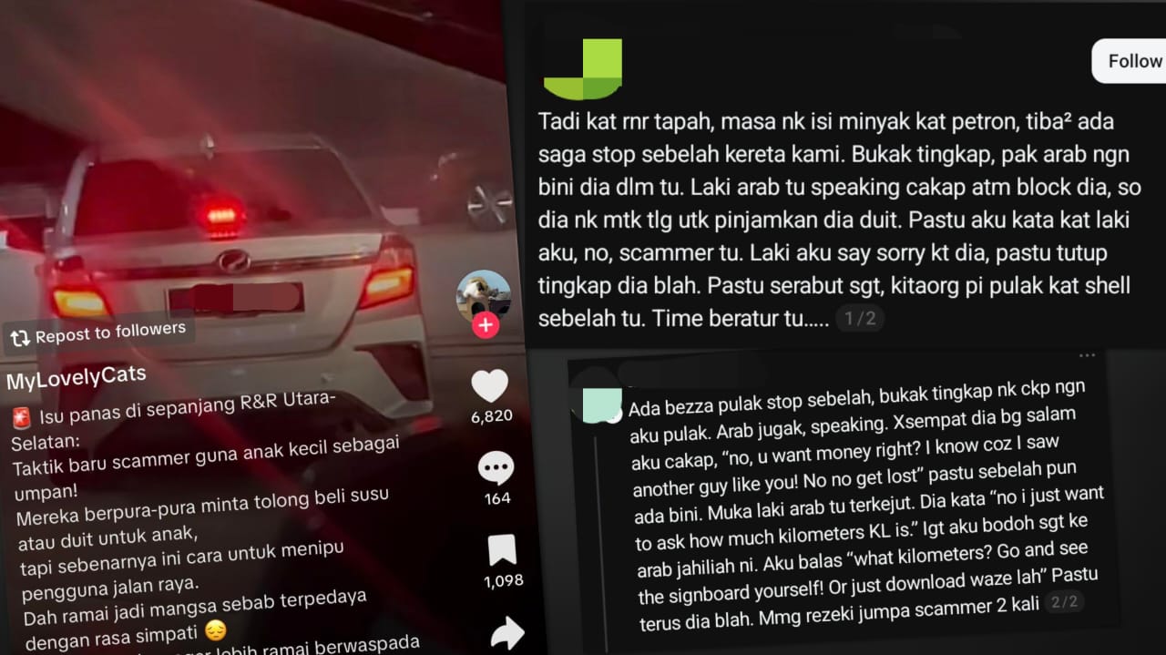 Ramai tampil jadi mangsa warga asing tipu kad bank disekat di R&R