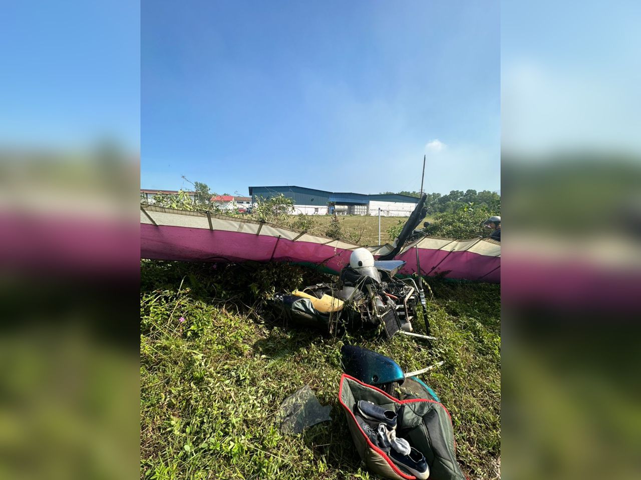 Pesawat ringan terhempas, jurulatih penerbangan dan pelatih kini stabil