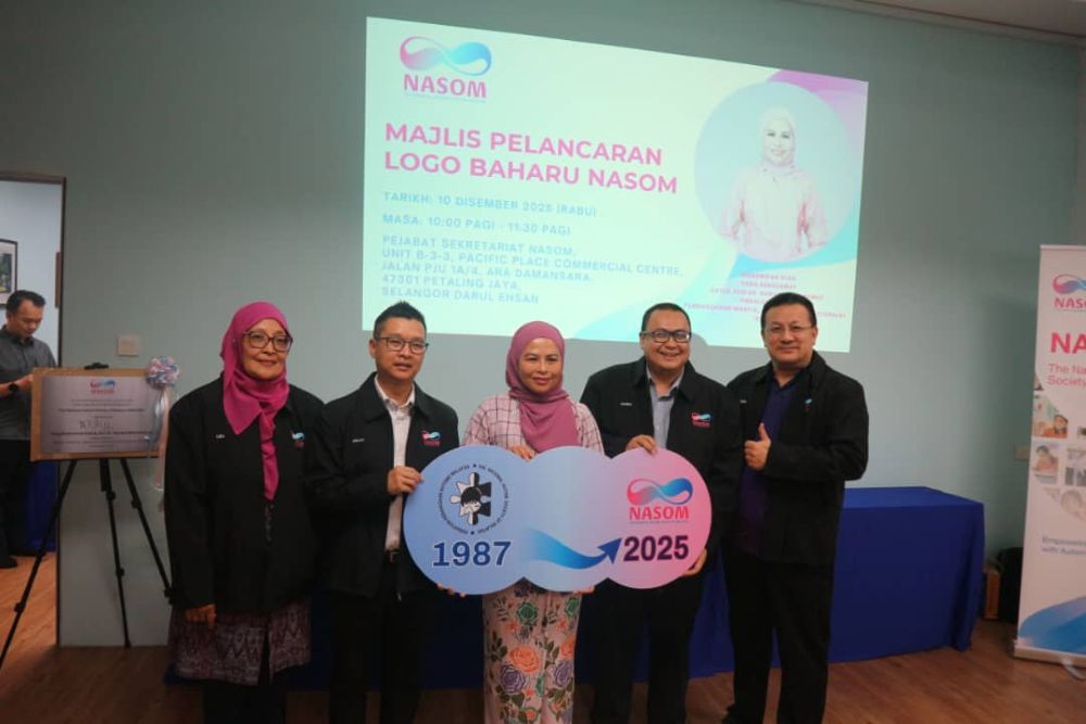 Logo baharu Nasom lebih segar, progresif