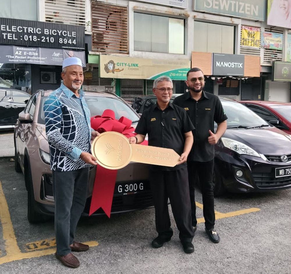 Simpan 50 gram emas boleh pandu EV