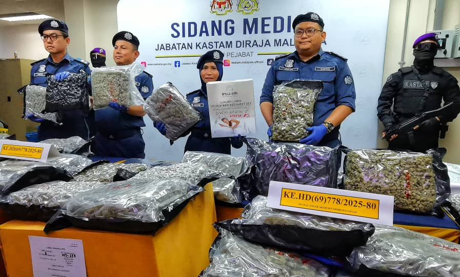 Kastam jumpa ganja 638kg dalam rumah kosong