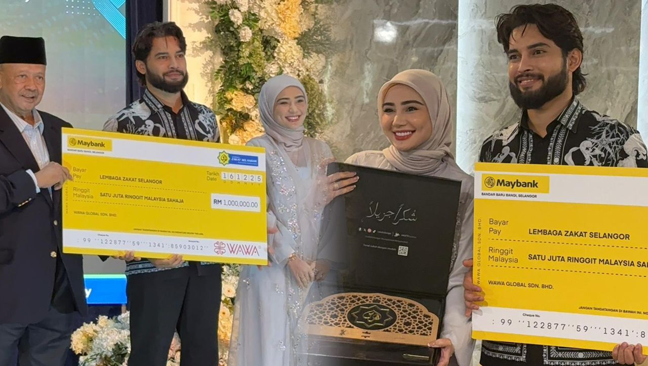 Wawa, Aeril menjadi artis Malaysia pembayar zakat tertinggi