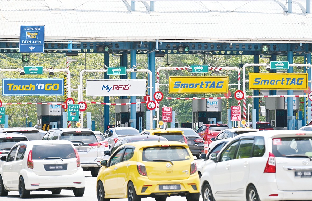 Diskaun tol 50 peratus pada 23, 24 Disember sempena Krismas