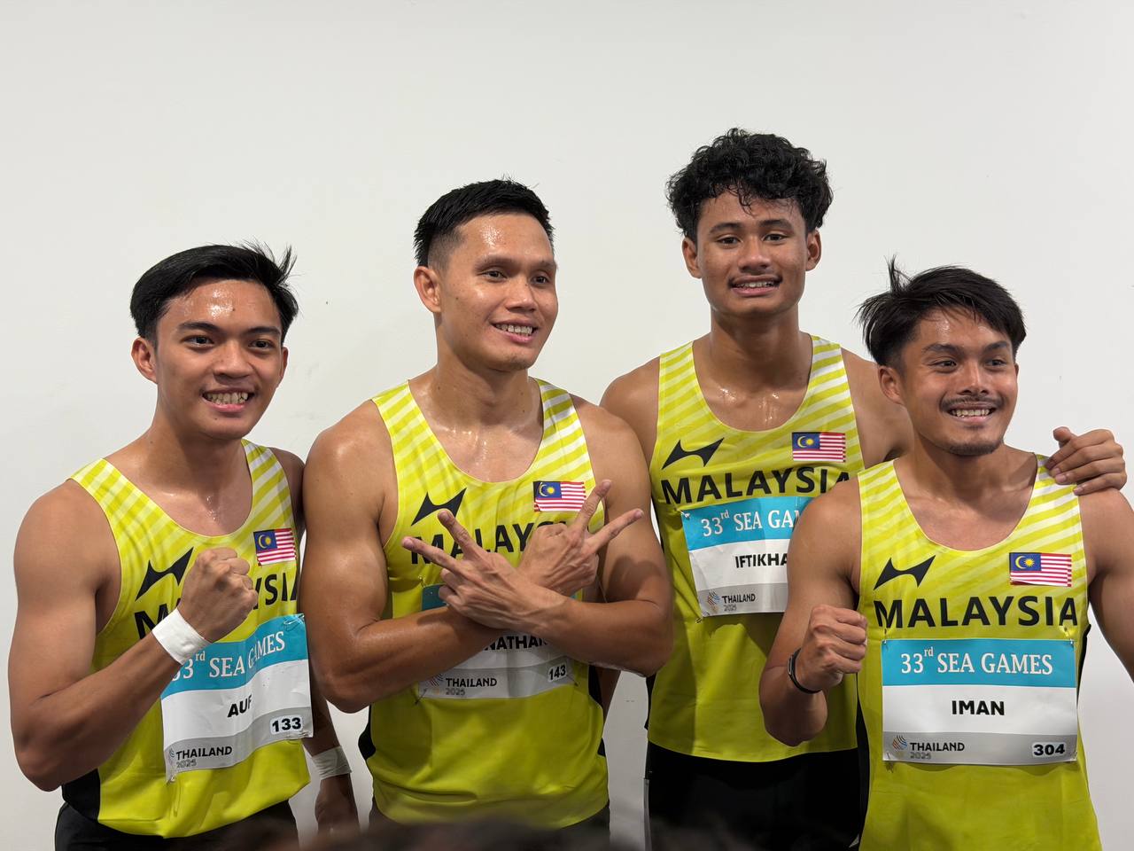 Sukan SEA: Kuartet 4x100m sambar perak, lebur rekod kebangsaan