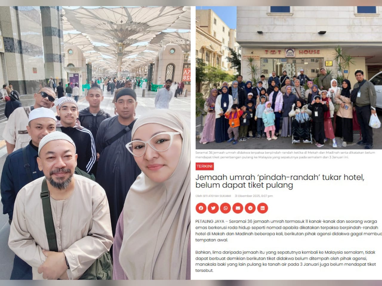 [VIDEO] Avaa Vanja bantu jemaah terkandas, rayu RM90,000 beli tiket pulang