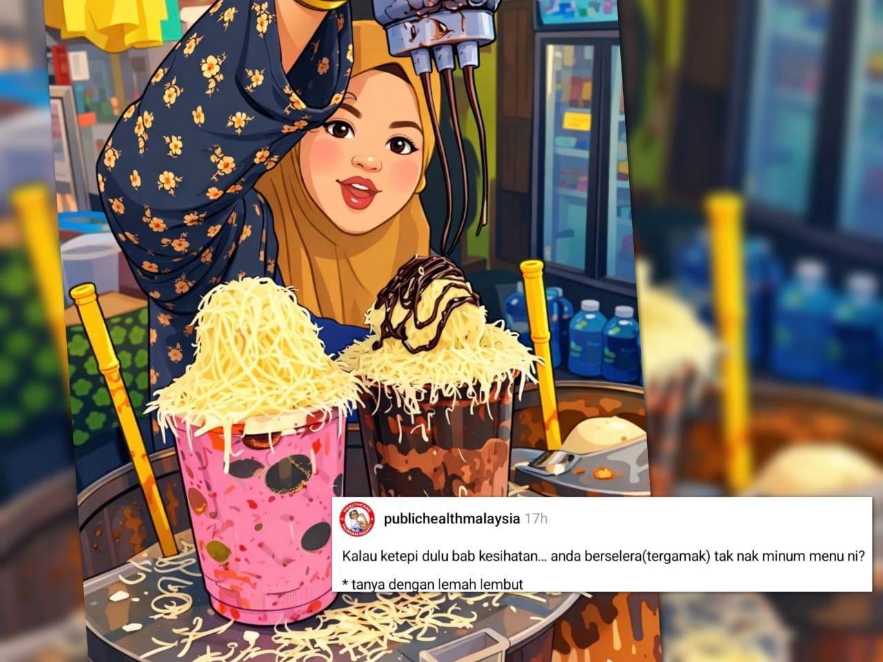 Minuman viral penuh gula tetap laku