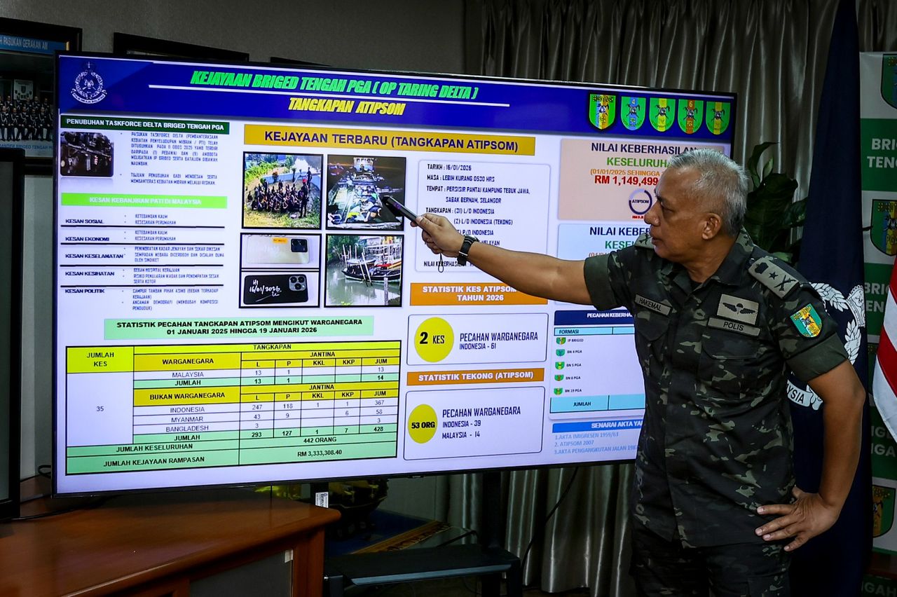 Iklan seludup migran di media sosial terbongkar, 43 warga asing ditahan