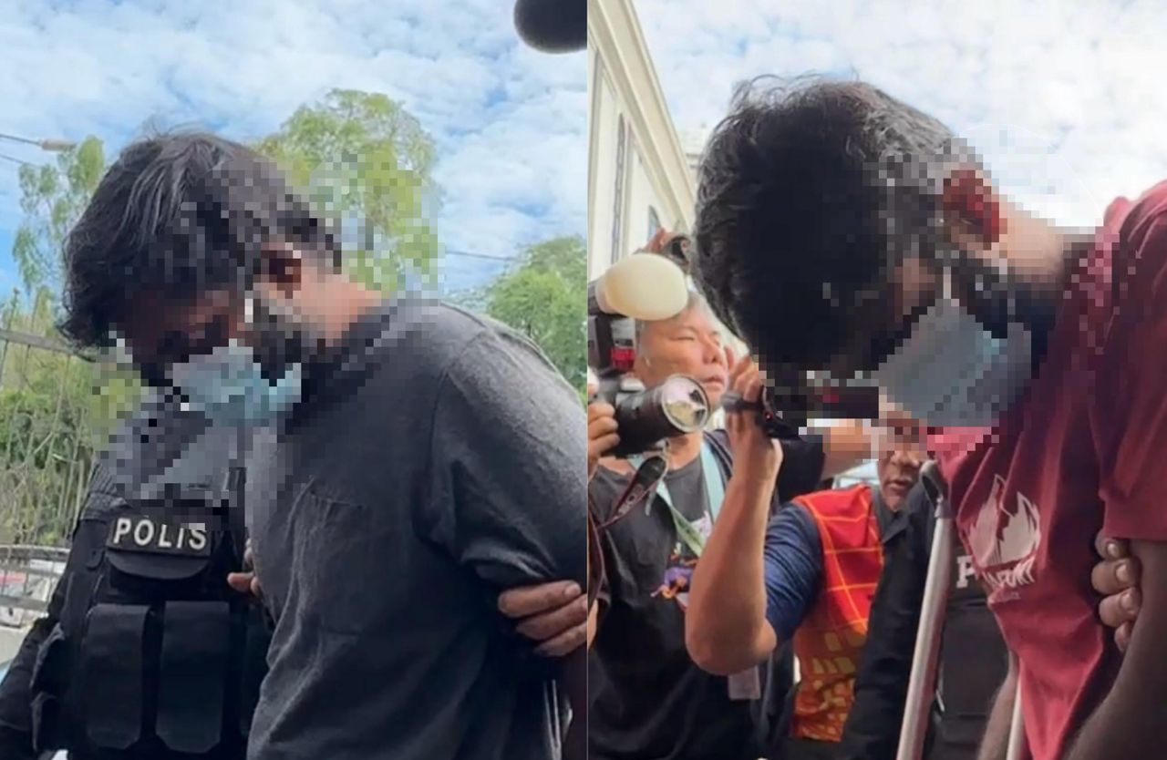 Rangka manusia: Dua suspek tiba di mahkamah