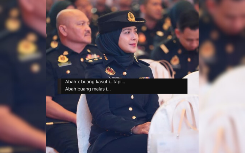 ‘Abah tak buang kasut, tapi buang rasa malas’