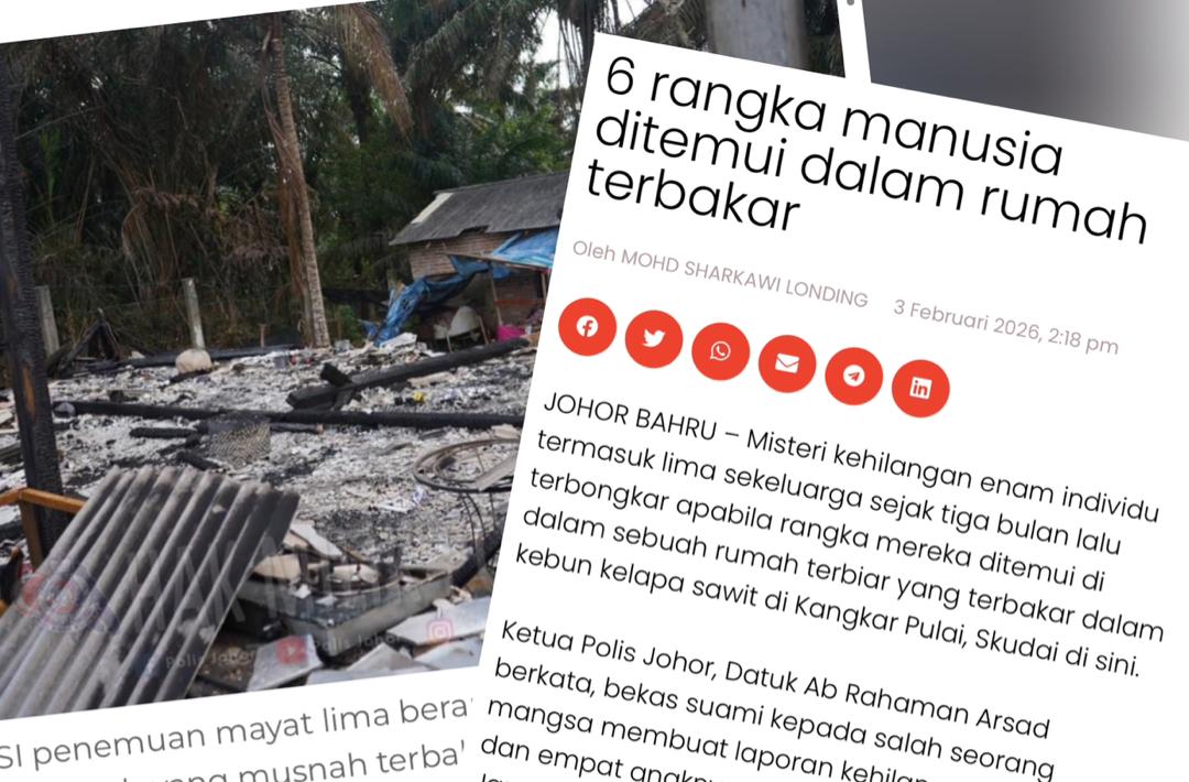 Rangka manusia: Laporan kimia, forensik siap dua bulan