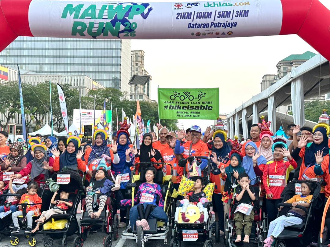 Kanak-kanak istimewa curi tumpuan Larian MAIWP