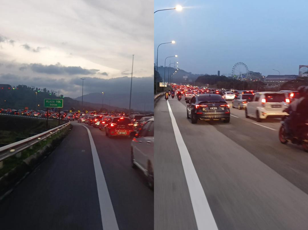 Pukul 6.15 pagi dah sesak, warga Rawang ok ke?