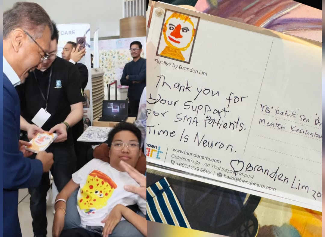 ‘Terima kasih Branden, awak inspirasi warga KKM’