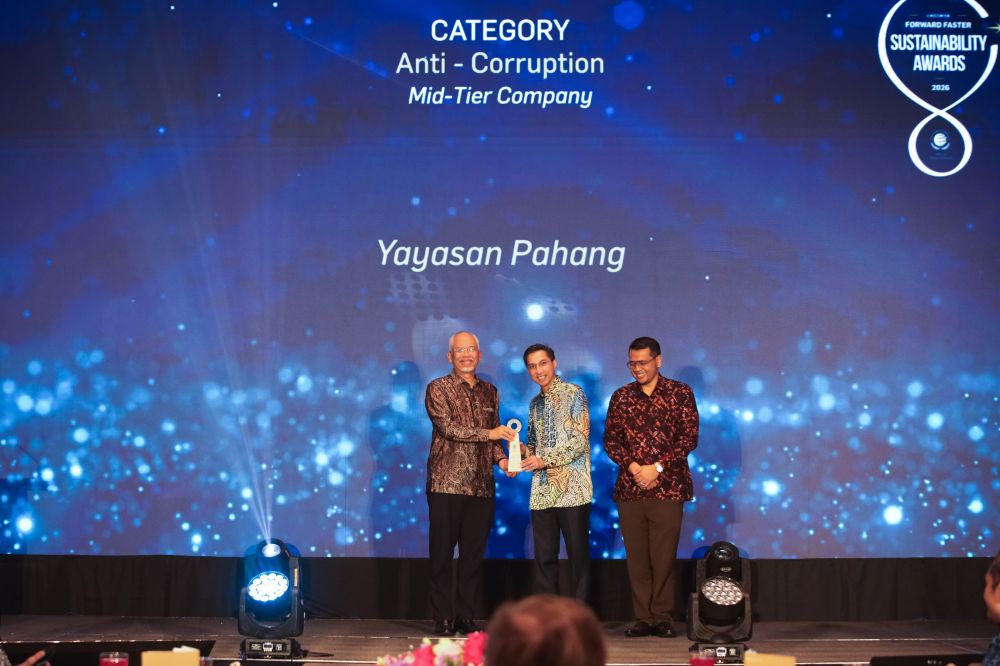 Yayasan Pahang terima anugerah daripada United Nations Global Compact