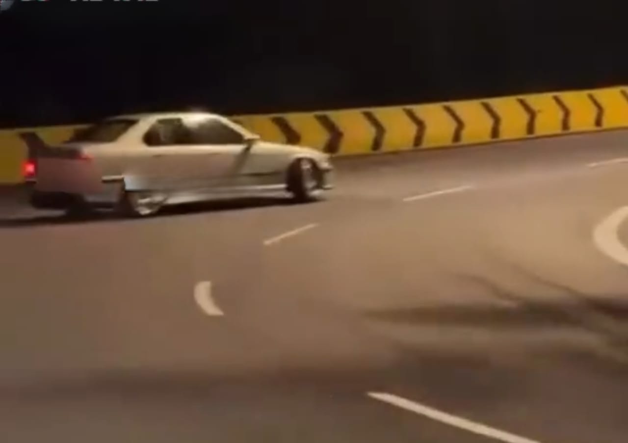 Lelaki ‘drift’ di Jalan Genting Highlands ditahan, kereta disita