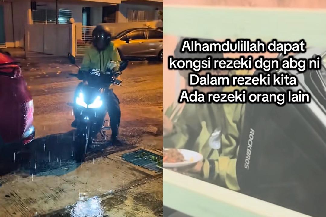 [VIDEO] Order sampai lambat, tuan rumah jemput rider berbuka puasa sekali