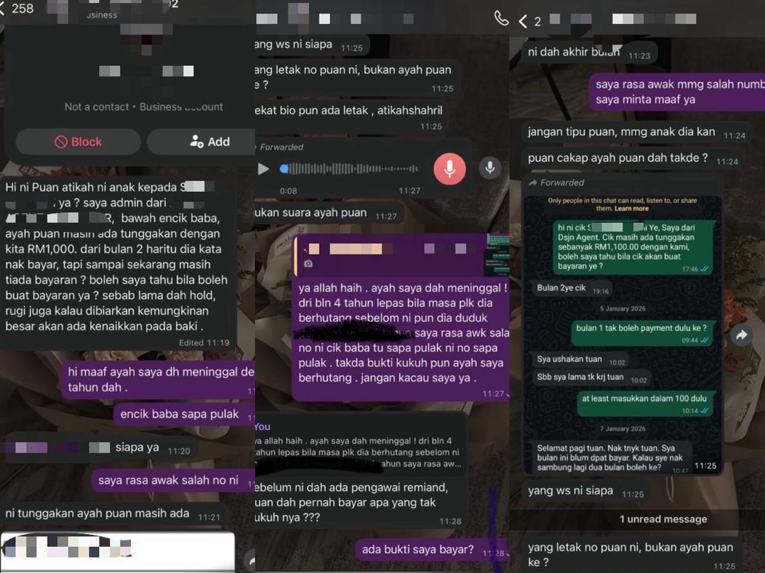 Along kutip hutang guna nama orang sudah mati